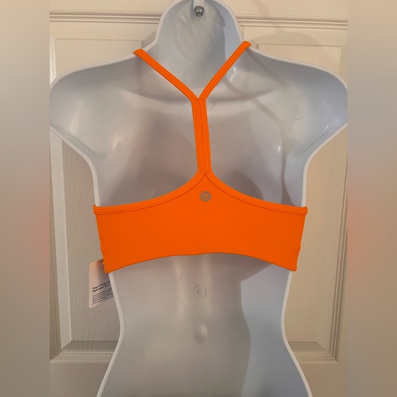 Lululemon Flow Y Wrap-Front High-Neck Bra Color ORFH Sz 6 - Picture 2 of 8